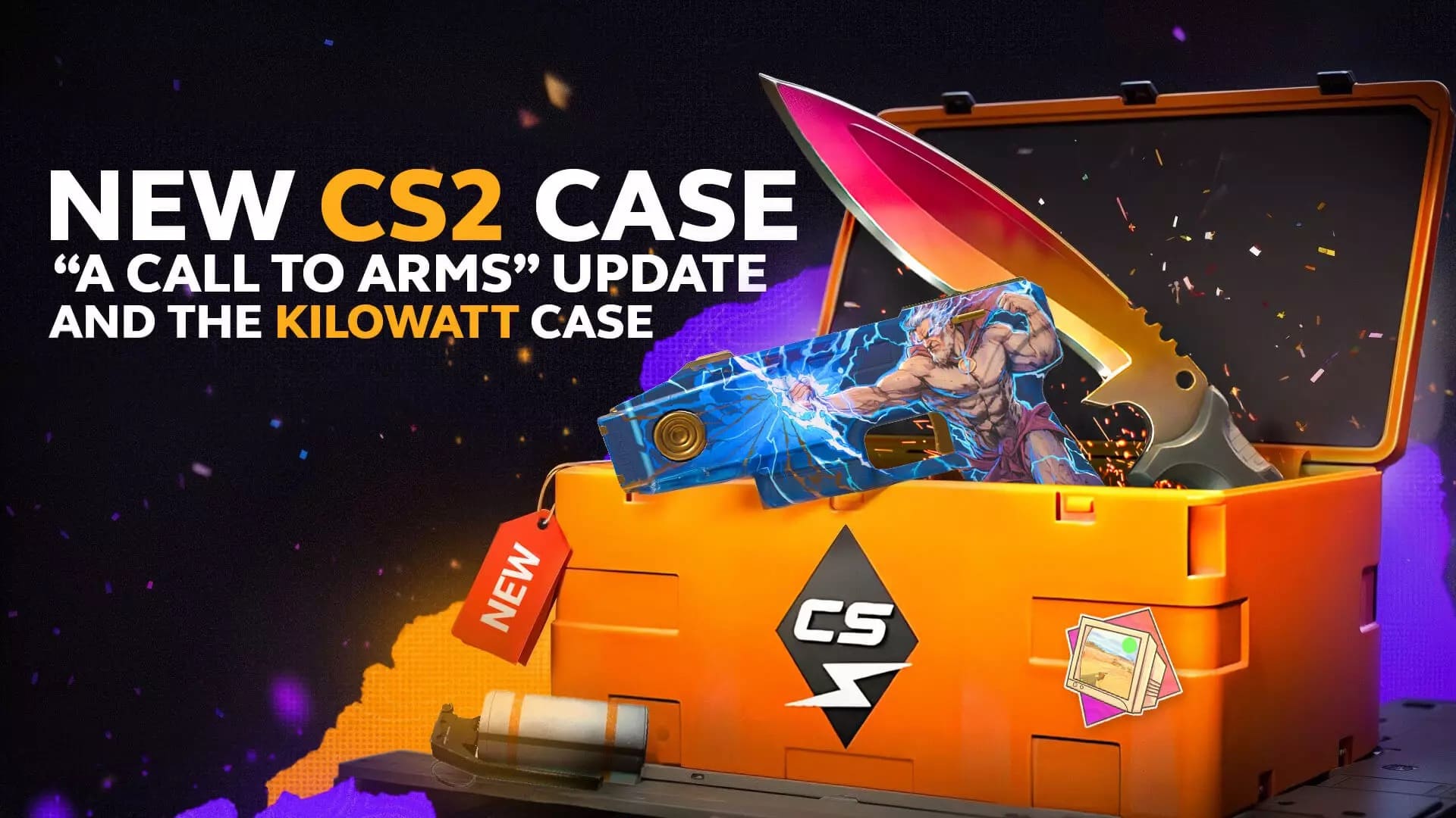 新的CS2武器箱：“武装号召”更新和千瓦武器箱