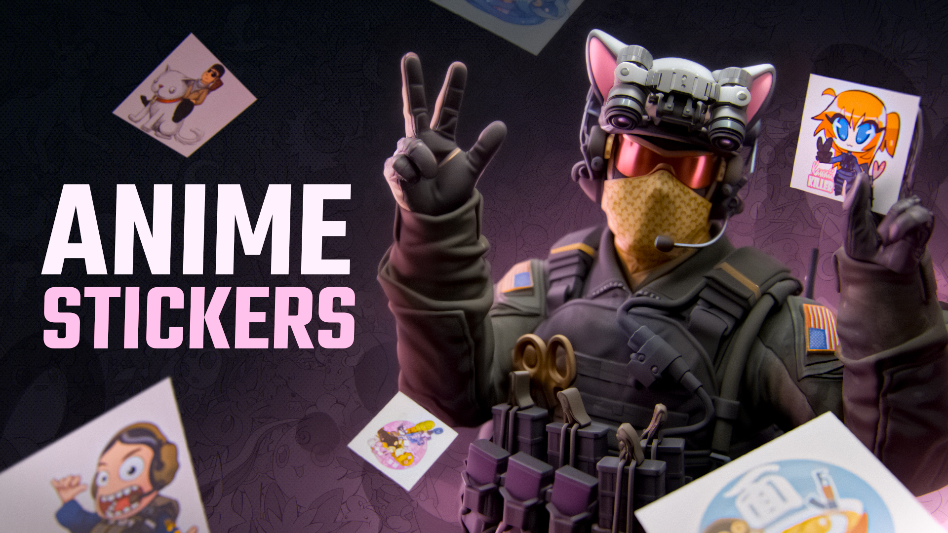 CS2动漫贴纸：完整列表