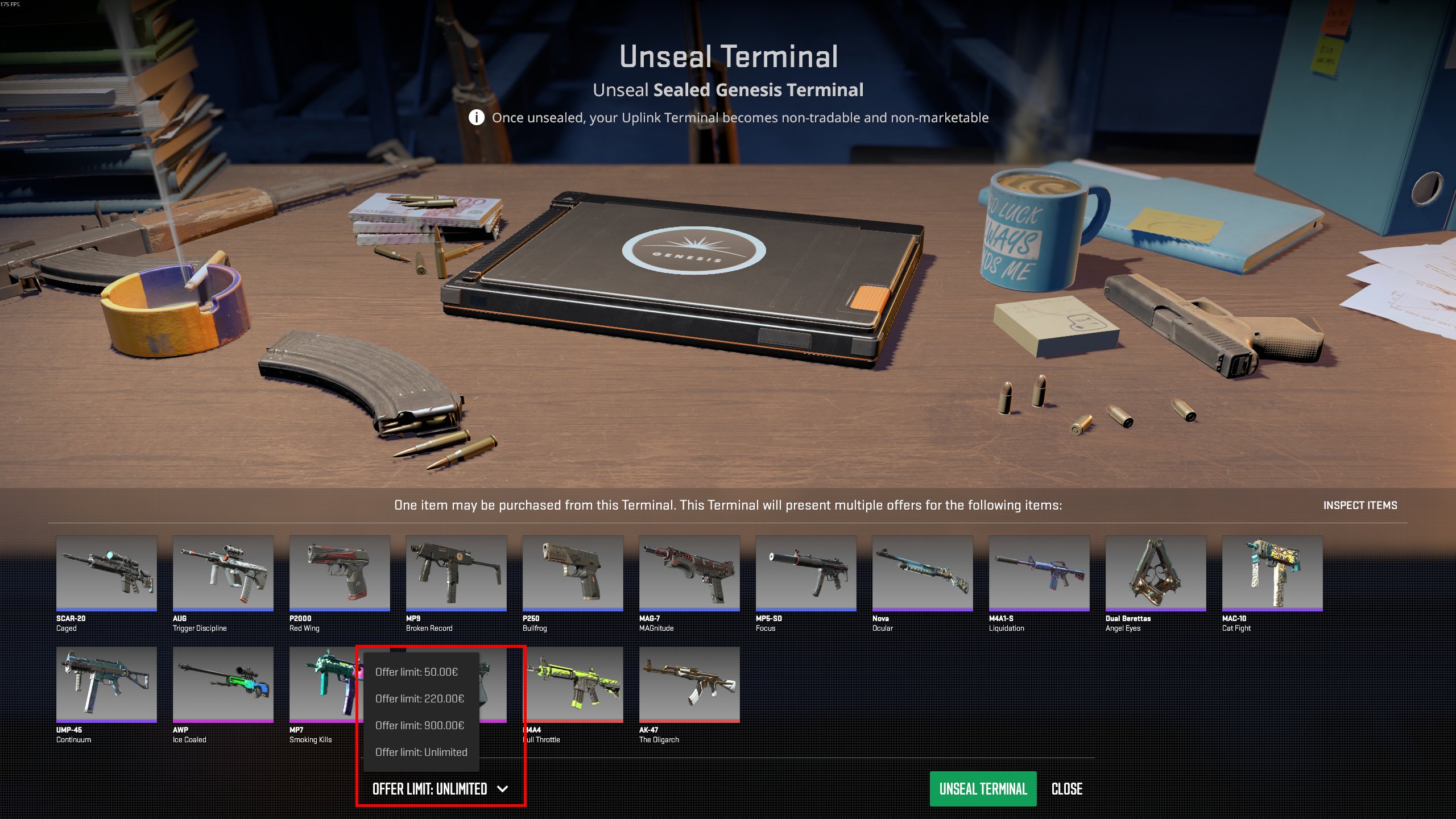 新增终端支出上限功能