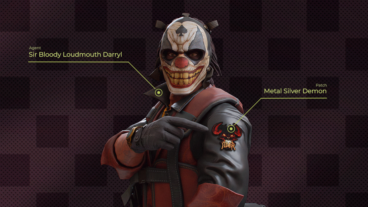 Sir-Bloody-Loudmouth-Darryl-with-Metal-Silver-Demon