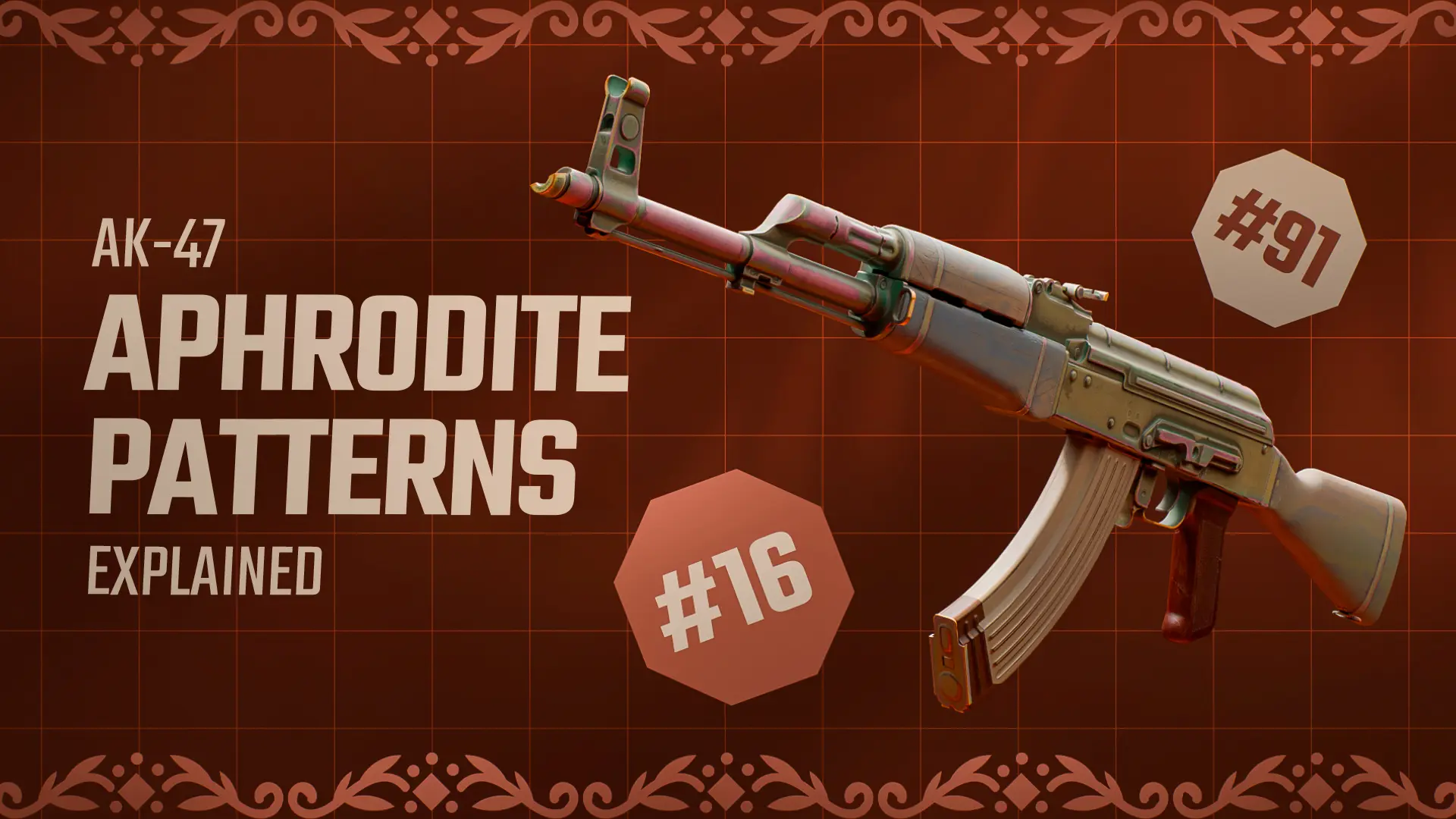 AK-47 Aphrodite 图案详解：CS2 中最佳 Gem